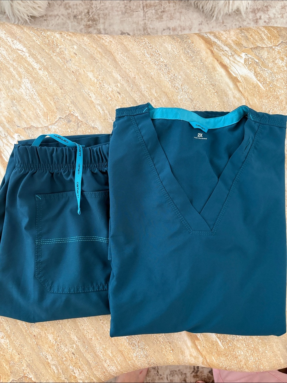 Women’s Teal Medical Scrub set - 2X